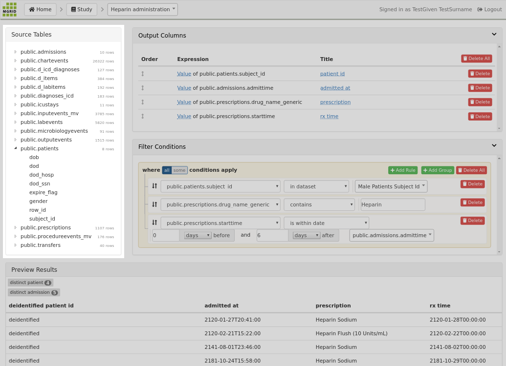 QueryBuilder - Query - Source Tables